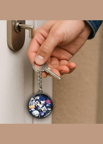 Набор подвеска (кулон) и брелок Аниме Синяя тюрьма #02 (подарочный набор) No Brand (332633466)