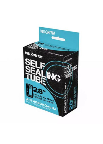 Камера велосипедна, антипрокольна VELORITM 28х1,75 (A/V 48мм) No Brand (365817406)