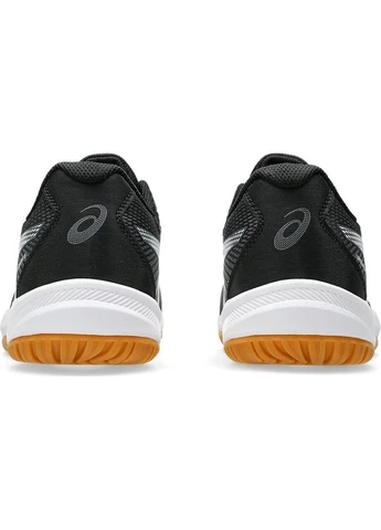 Черные кроссовки волейбольные черно-белые 1071a104-001 Asics UPCOURT 6