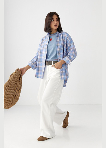 Голубой рубашка Lurex