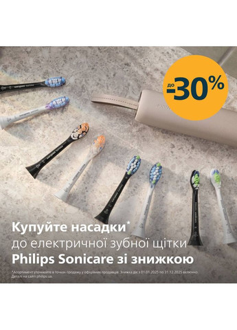 Насадки для зубної щітки Sonicare HX6064/88 W2 Optimal White Philips (322505184)