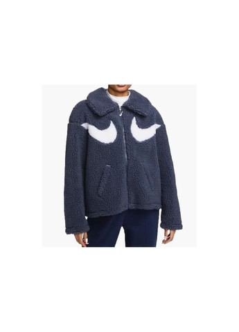 Синя куртка жіноча swoosh blue Nike