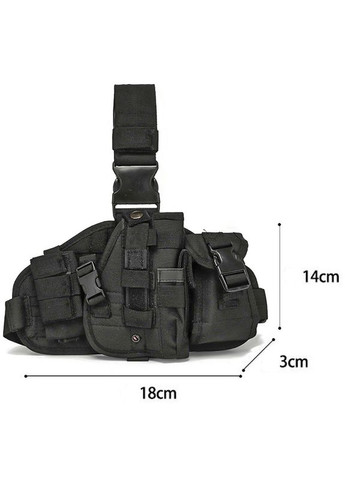 Кобура на бедро Light Tactic B38 универсальная армейская ткань Оксфорд Aokali (366248690)