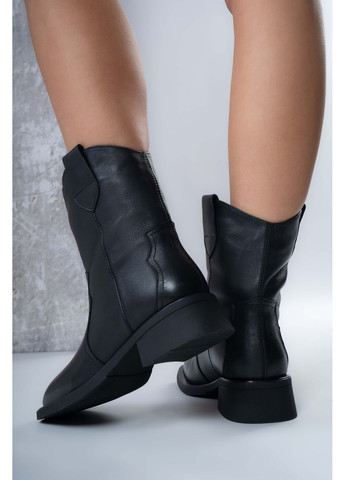 Черевики жіночі Натуральна шкіра чорні 346805 Where Uwear (370268971)