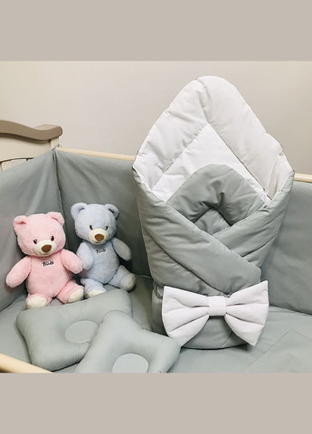 Конверт на выписку (одеяло) Серая деми бязь 90x90 см Penetka (329146241)