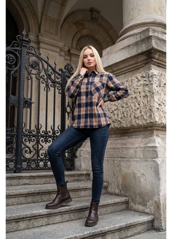 Синяя рубашка Fashion