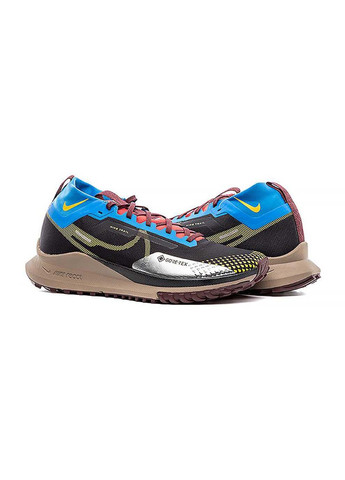 Цветные демисезонные мужские кроссовки react pegasus trail 4 gore-tex разноцветный Nike