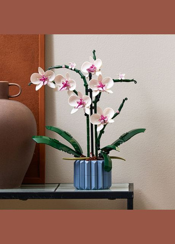 Конструктор Icons Орхидея, 608 деталей, в стиле Lego-лого No Brand (340672737)