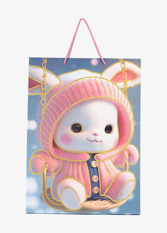 Пакет подарочный ЗАЙКА НА КАЧЕЛЬКЕ YX05093 Разноцветный shop (2000990854384) No Brand (362928898)