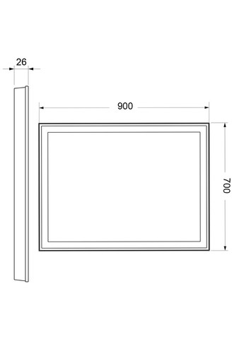 Зеркала в ванную 230000 DecorLed (355468062)