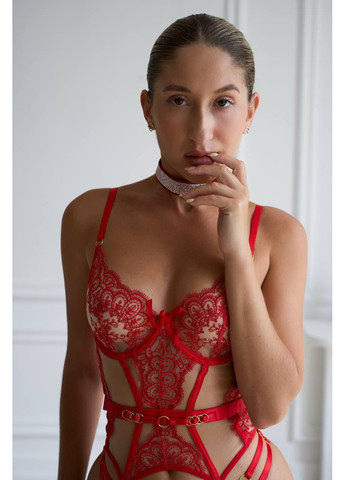 Красный демисезонный невероятно женский комплект Vakko