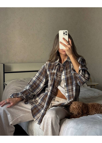 Сорочка oversize з полікотону 🌿 — заміри в описі GD/GL Модний простір (360978733)