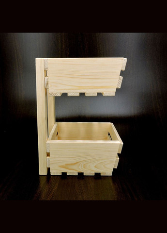 Лоток для овочів і фруктів з дерева Цукіні бланже (ЯХО-000801) No Brand (327866517)