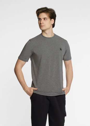 Сіра футболка чоловіча сіра Arber T-SHIRT FF19