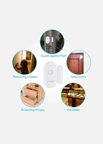 Wifi датчик відкриття дверей і вікон WIFID01, повідомлення на смартфон (100442) Fuers (358501702)