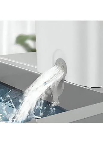 Комплект швабра лентяйка з поворотом 360° розбірне пластикове відро з віджимом на 8 літрів для прибирання (480231-Prob) Білий Unbranded (331960111)