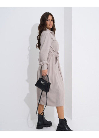 Сіра повсякденний сукні sa-561 сірий ISSA PLUS