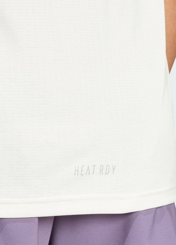 Белая футболка designed for training hiit workout heat.rdy adidas