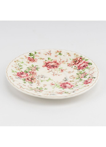 Набір чайний керамічний Королівський сад на 6 персон, білий, 260 мл Home Decor (354180134)