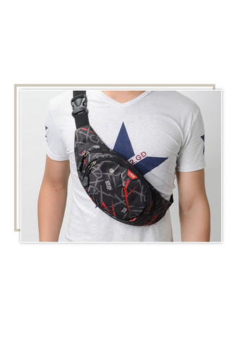 Сумка на пояс чорна з USB-виходом L&M (317284076)