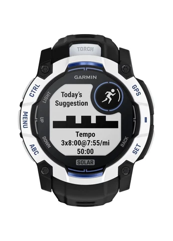Смарт-годинник Instinct 3 Solar 50mm Whitestone with Black Band (010-02935-03) [156742] Garmin (400987282)