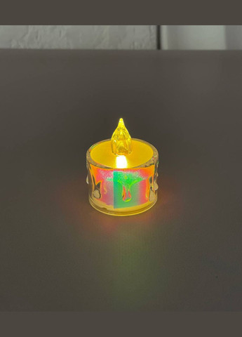 Свічка Led Блискуча 4 см набір 24шт Flame (308359919)