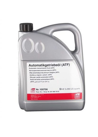 Масло трансмиссионное FEBI ATF MB 236.15 (Канистра 5л). (100706) Febi Bilstein (366299182)