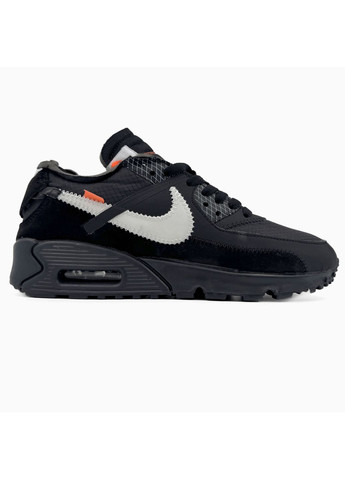 КРОСІВКИ ЖІНОЧІ NIKE AIR MAX X OFF-WHITE 90 GPX BLACK НАЙК АІР МАКС No Brand чорні демісезони (367168047)