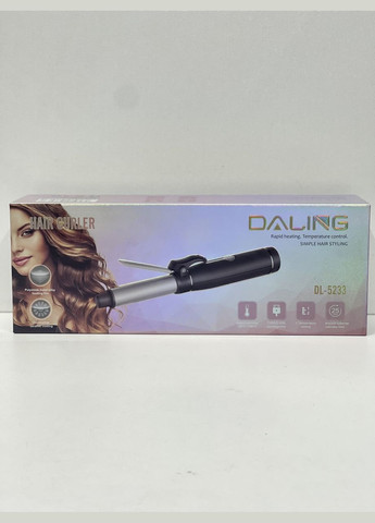 Профессиональная аккумуляторная плойка щипцы DL-5233 для завивки волос Ø20мм Черный No Brand (357208056)