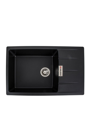 Гранитная мойка для кухни 7850 ROMA матовая (черная) Valeso (336932295)