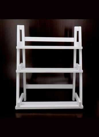 Полка настенная для цветов из дерева Сан-Бернарду зефир (ЦВС-002220) No Brand (328226816)