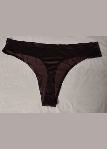 Гладкі безшовні трусики-стрінги коричневі Danskin (322872469)