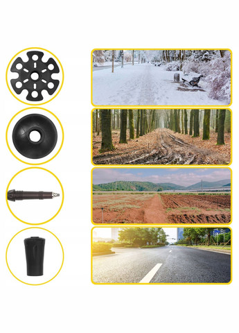 Трекинговые палки Peak+ 60-135 см Black/Blue () Mountain Goat P-5907739318268 (275654267)