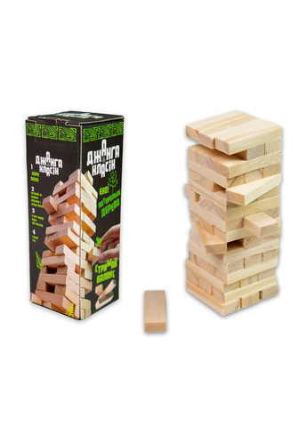 Настольная игра для детей 6+ Эко Джанга Классик деревянная развивающая для дома набор из 48 брусков Strateg (362437451)
