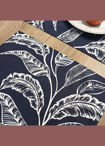 Серветка під тарілку (набір з 2 серветок ланчматів) водовідштовхуючі килимки під тарілки на стіл Maystat (305390129)