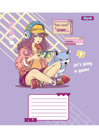 Набор тетрадей школьных 1Bересня А5/12 линия Anime girl 25 шт (767215) 1 Вересня (352167319)