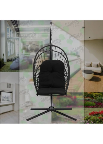 Підвісне крісло-кокон зі складаним кошиком ERIS FAT0916 Gardenline (384323071)