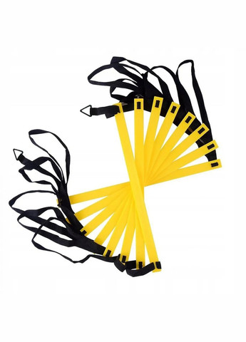 Координационная лестница для тренировки скорости PS-4087 Agility Speed Ladder Black/Yellow Power System (315519041)