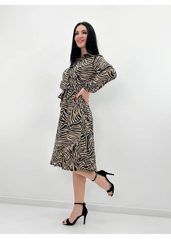 Коричнева кежуал сукня Fashion Girl