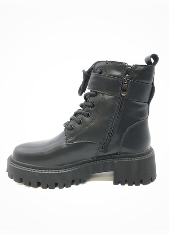 Осенние женские ботинки зимние черные кожаные ii-11-14 23 см(р) It is