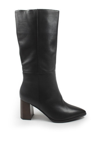 Жіночі демісезонні шкіряні напівчоботи з відворотом It-Girl (372290039)