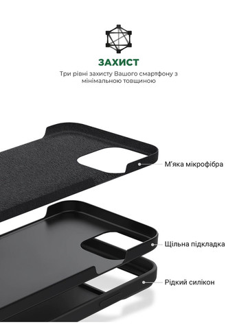 Чехол ICON2 Case для Apple iPhone 13 Pro Max Midnight (ARM60710) ArmorStandart (327889379)