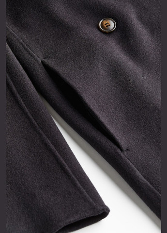 Темно-синее Повседневный полупальто H&M однотонное