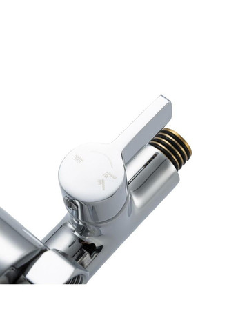 Душевая система F2488 с поворотным изливом, 3 функции, латунь, хром Frap (372994939)