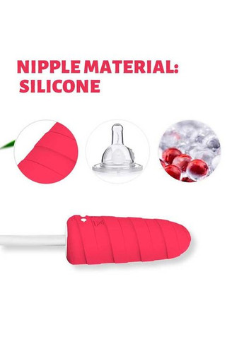 Вібратор "Морозиво" 10X Popsicle Vibrator USB Вібратори No Brand (370612055)