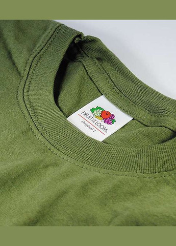 Оливкова футболка чоловіча original t (061082059m) Fruit of the Loom
