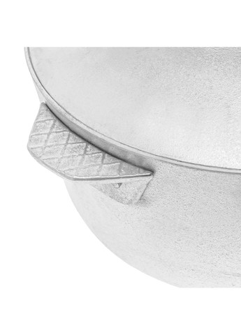 Алюмінієвий сотейник з литими ручками, рифленим дном та кришкою 2.5 л Полімет (336493721)