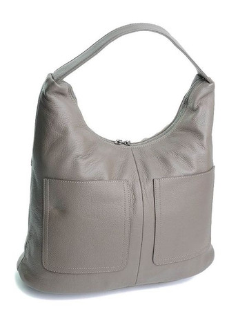 Сумка кожаная женская Шопер функциональная серая NIUNIU (313862953)