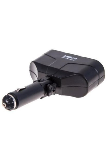 Подовжувач прикурювача 2 виходи+2USB 1500mA/запобіг (WF-0668/003) VOIN (362607591)