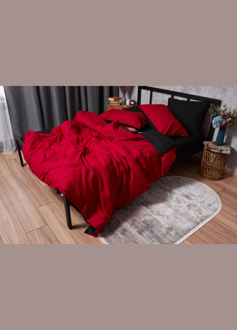 Комплект постельного белья Бязь Gold Люкс двуспальный 175х210 наволочки 4х70х70 (MS-820003159) Moon&Star Cherry Black (288043556)